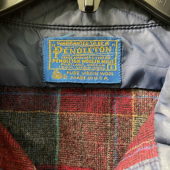 Vintage Pendleton Multicolor Plaid Button Down Shirt - Picture 2 of 3